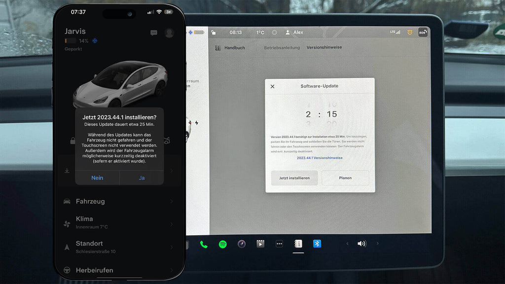 Tesla Software Installieren