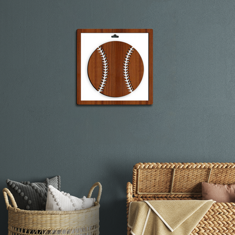 BOY PLAYING BASEBALL (Children's Wall Decor) Boy Playing Baseball