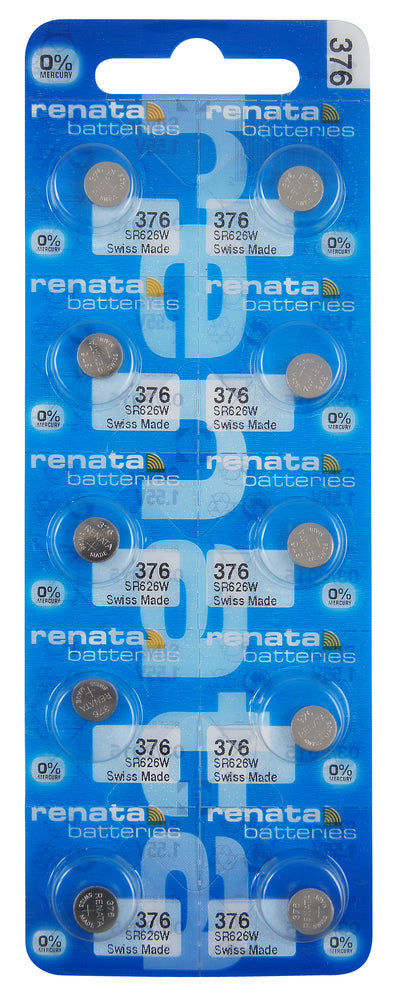 Renata 377 4pk Watch Battery - 377/376, SR626SW, 280-39, GS4 – Watch Parts  Direct