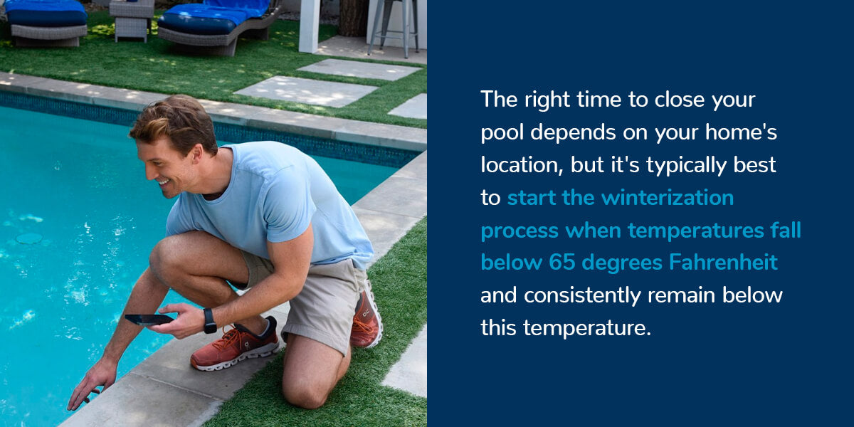 When to Winterize Your Pool