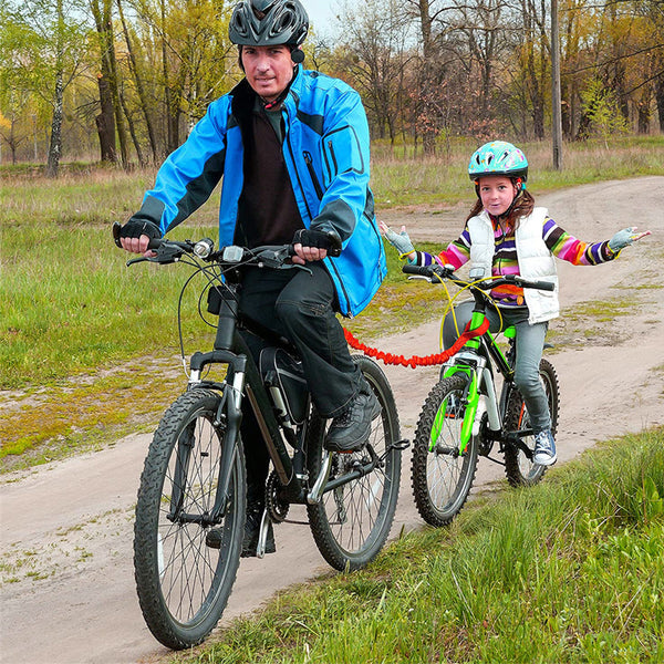 Fahrrad Seil mit Bungee Funktion  Perfekt für Radtouren mit Kindern –