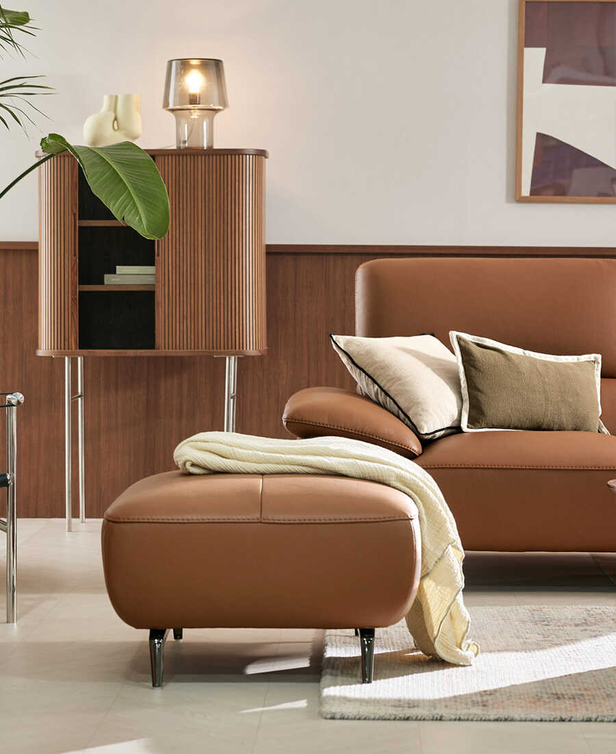 Sofa văng da 2 chỗ tựa gật gù dorian 33