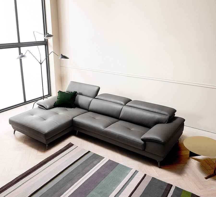 Sofa góc da tựa gật gù Enzo 21