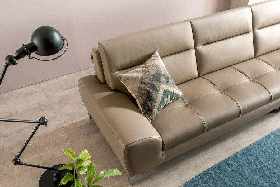Ghế sofa chất liệu da