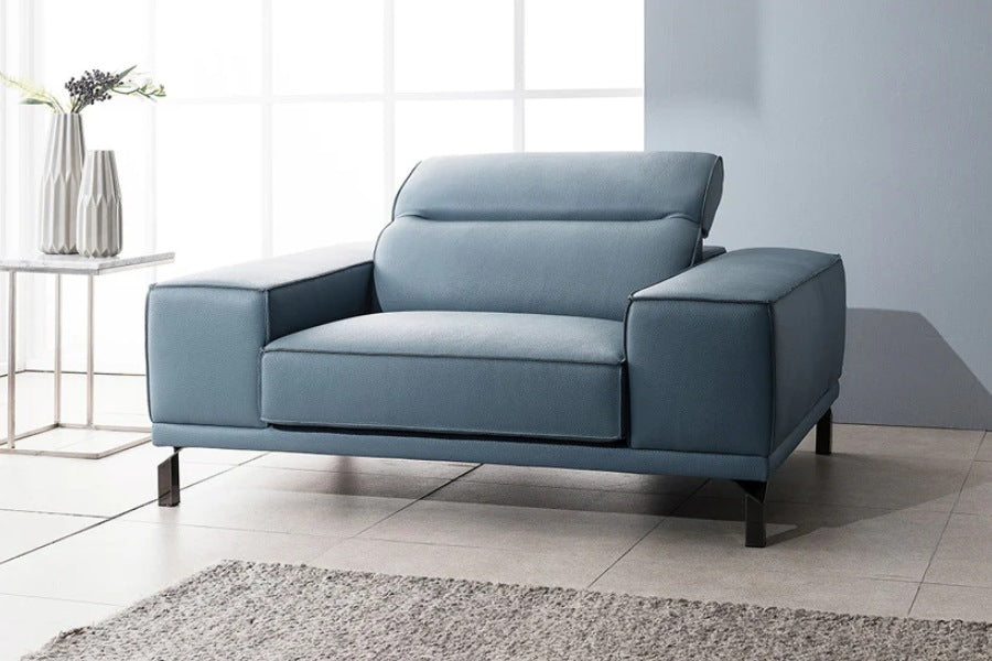 MILANO - Sofa văng da 1 chỗ tựa gật gù