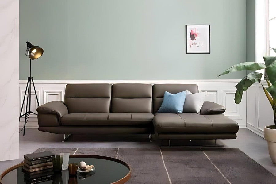 Sofa góc 3 chỗ giúp kết nối hài hòa với các đồ nội thất