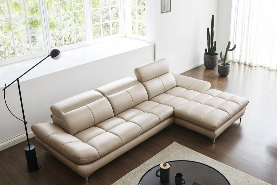 Hình ảnh sofa góc bọc da 3 chỗ BOBBY