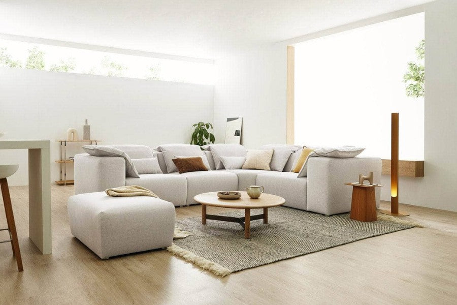 Sofa góc dành cho gia đình có nhiều thành viên