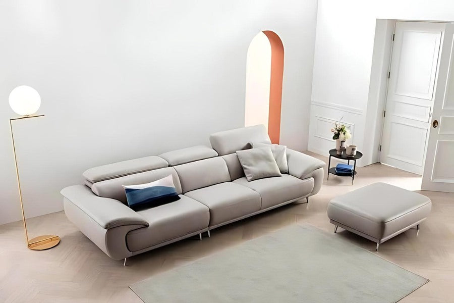 Sofa văng da 3 chỗ tựa gật gù PERRY