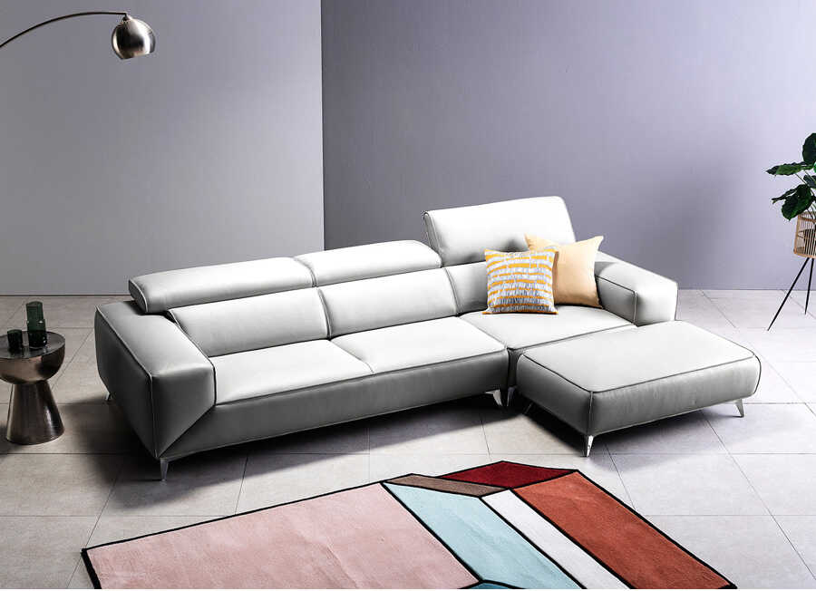 Sofa văng da 3 chỗ tựa gật gù MIXI - 16