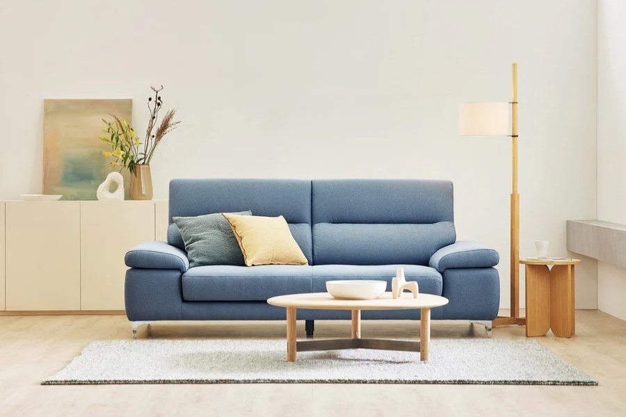 NEVA - Sofa văng nỉ 2 chỗ tựa liền