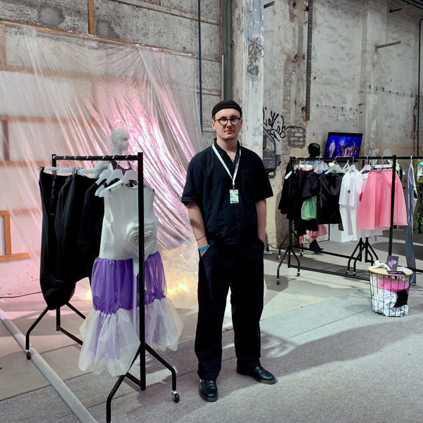 Adrian Constantin Stoica during Berlin Fashion Week at NeoFashion Showroom