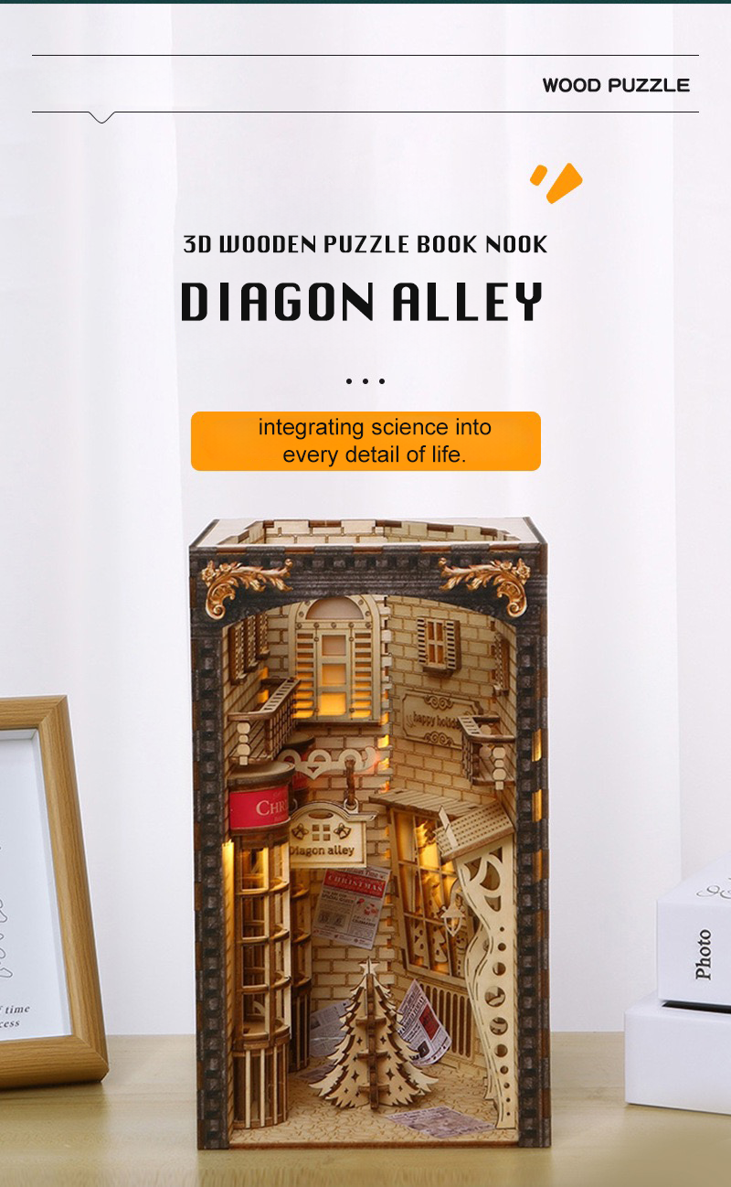 Diagon Alley DIY Wooden Booknook