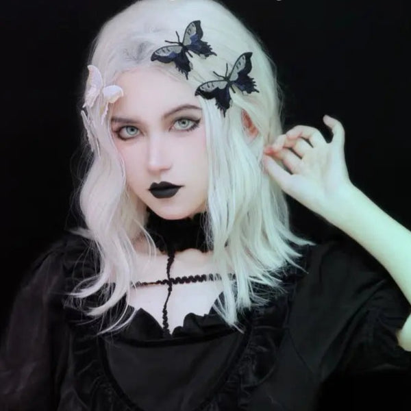 AlielNosirrah- 'Trapped' Dark Goth Spider Shape Hair Pins