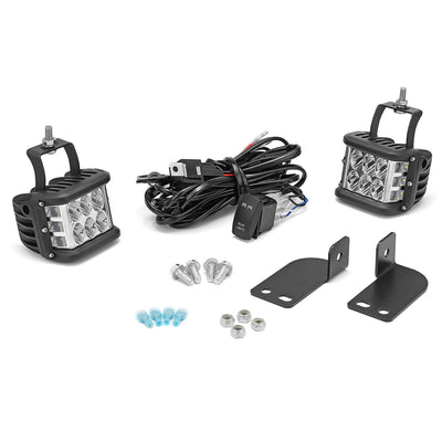 WEISEN - LED Light Pods & Rear Roof Mount Brackets w/Wire Kit for Polaris  Ranger 570 900 1000 