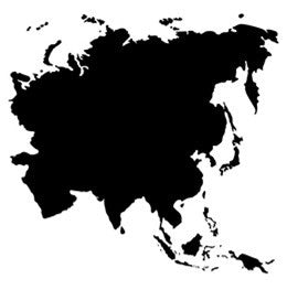 map of asia