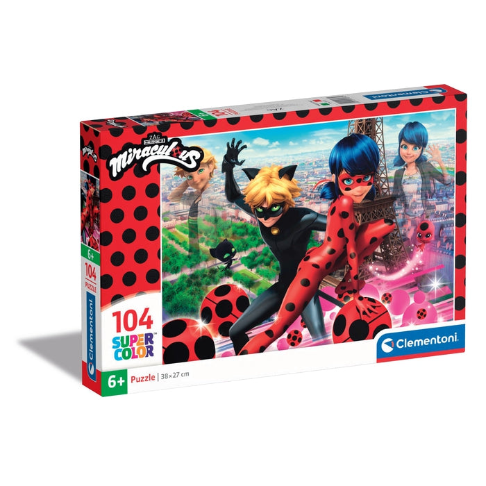DODO Toys - Peppa Pig Puzzle 2-en-1 avec Peppa Figure 4+ - 60 pièces -  23x32 cm 