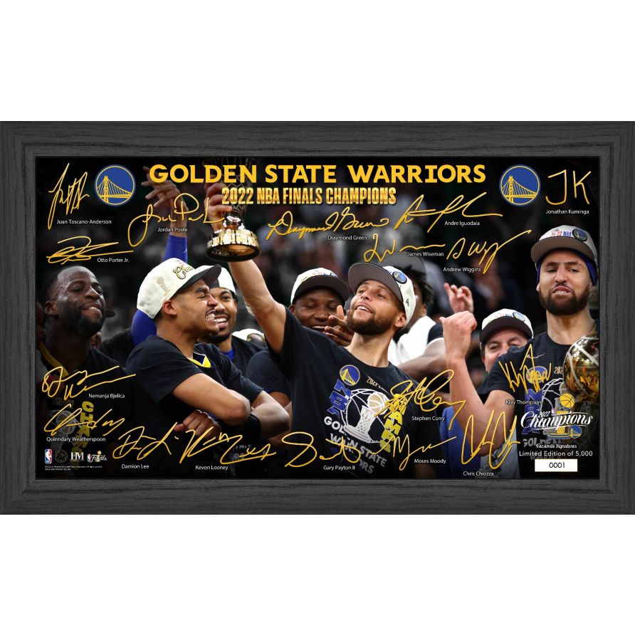 Golden State Warriors 2022 NBA Finals Champions Banner Bronze Coin Photo  Mint