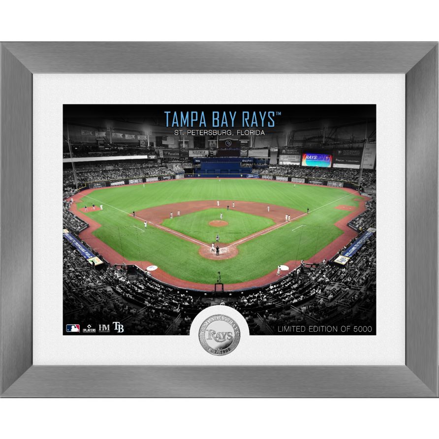 Tampa Bay Rays Art Deco Silver Coin Photo Mint