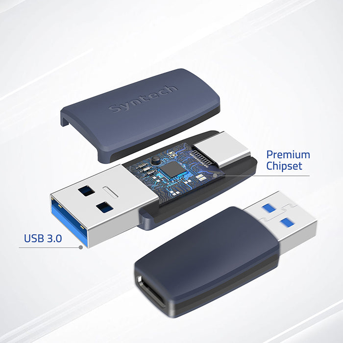Hub USB C a USB 4 puertos, concentrador Syntech tipo C a USB 3.0 con un  adaptador USB C a USB (USB 2.0), Thunderbolt 3 a USB Hub, iPad Pro, iMac