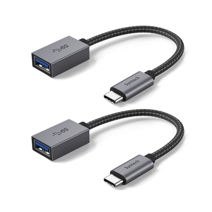  Adaptador USB C a Mini USB 2.0, (paquete de 2) Tipo C