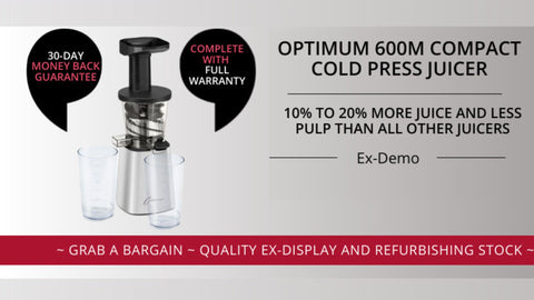 optimum 600m cold pressed juicer