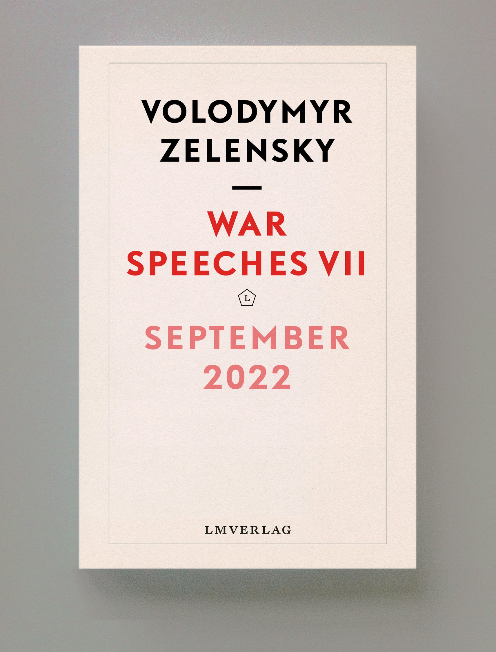 War Speeches VII, September 2022, Volodymyr Zelensky | ebook