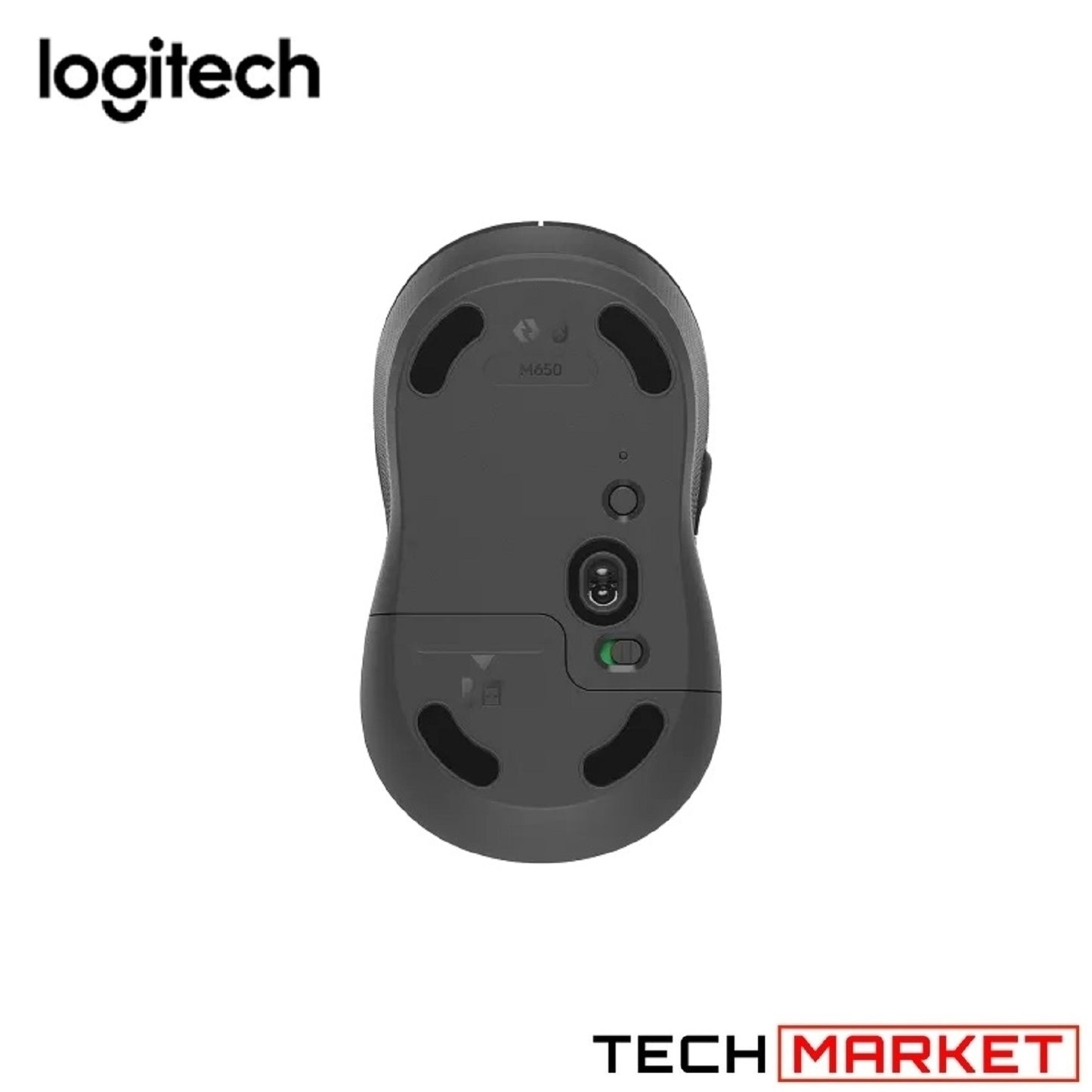 Mouse Logitech Signature M650 Silent Wireless Black - Techmarket