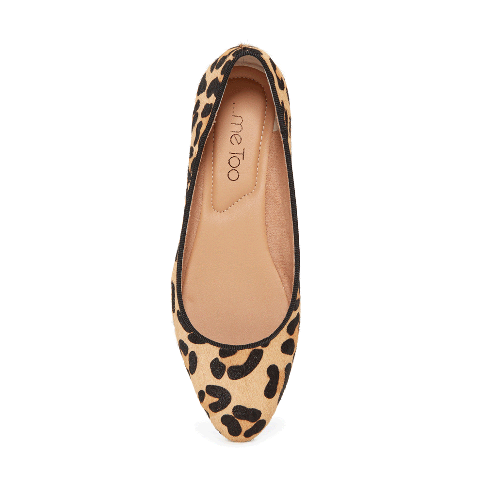 me too leopard print flats