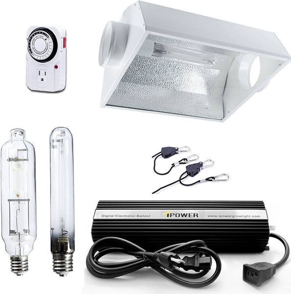 Typical HID grow light equipment