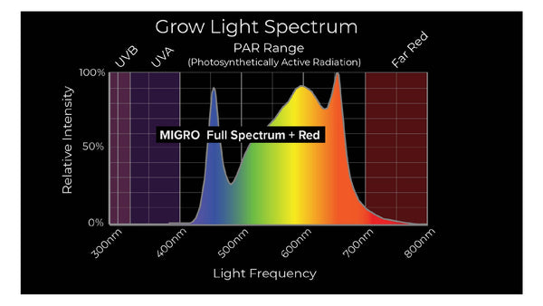 Vollspektrum-LED-Wachstumslichtleistung