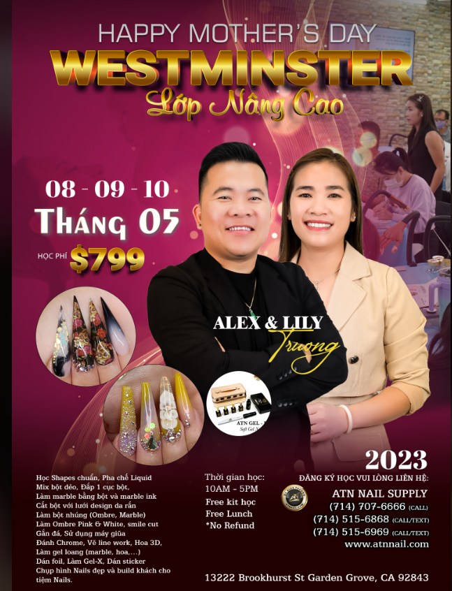 ATN Nail Supply LLC - ATN Nail Supply mang đến cho bạn một trải nghiệm mua sắm tuyệt vời. Với phong cách xuất sắc, sản phẩm chất lượng và giá cả phải chăng, ATN Nail Supply là nơi lý tưởng để mua sắm các sản phẩm chăm sóc móng tay chất lượng.