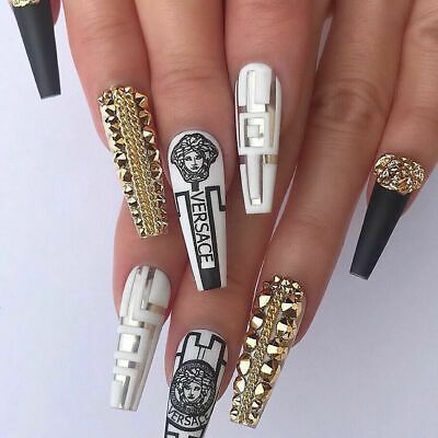 Nail Sticker - Designer Logo LV S