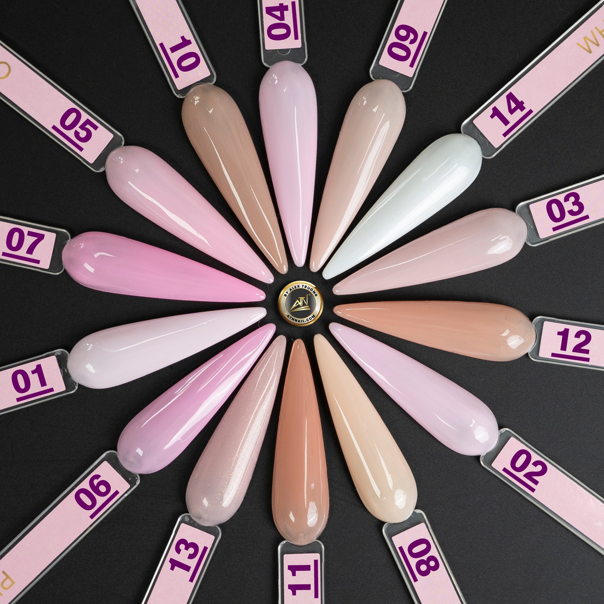 ATN Overlay Natural Pink 3 IN 1 _ 14 Colors | ATN Nail Supply | Reviews ...