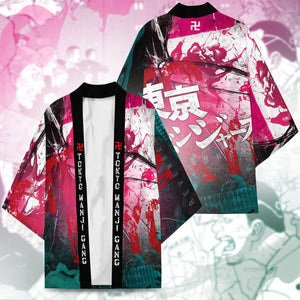 Tokyo Revengers 3D Printed Haori Cloak Kimono