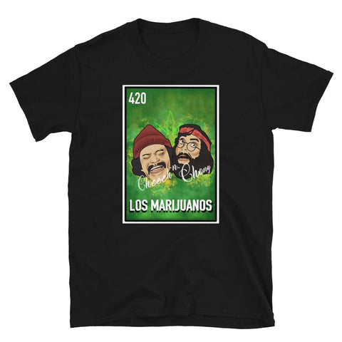 Los Marijuanos Cheech n Chong Loteria T-Shirt