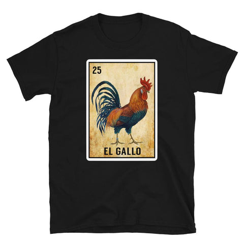 El Gallo Mexican Loteria T-Shirt