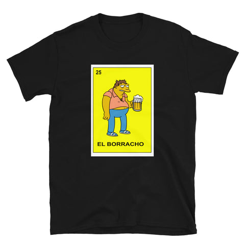 el borracho mexican loteria t-shirt