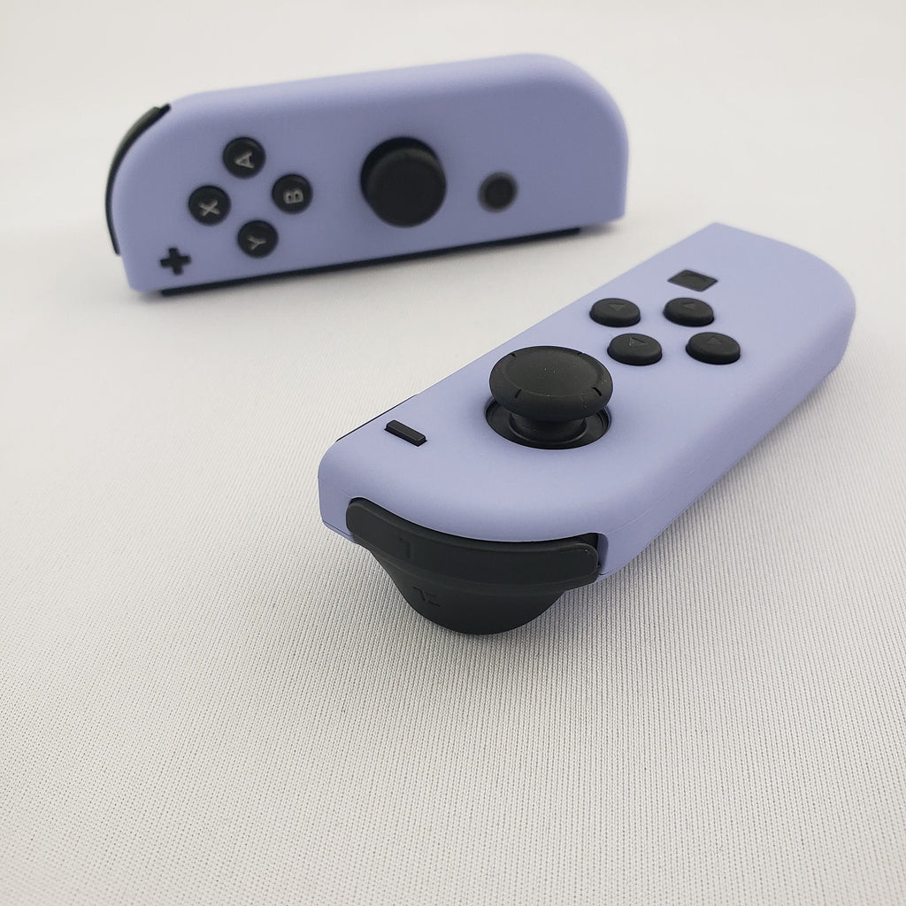 Custom Nintendo Switch Joy-con Controllers Purple to Robin Egg 