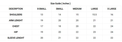 Size guide