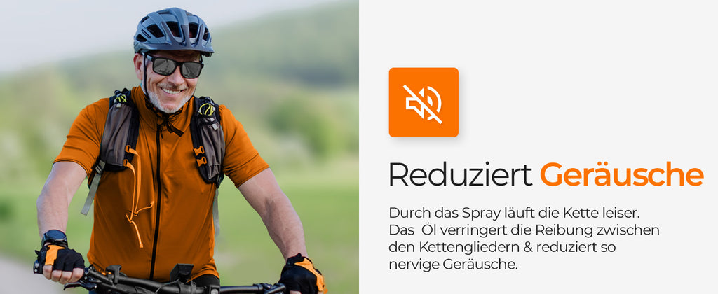 Fahrradfahrer in der Natur