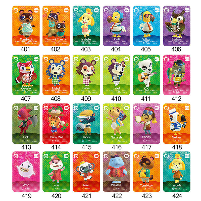 animal crossing amiibo cards free