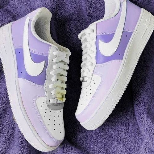 purple painted air forces