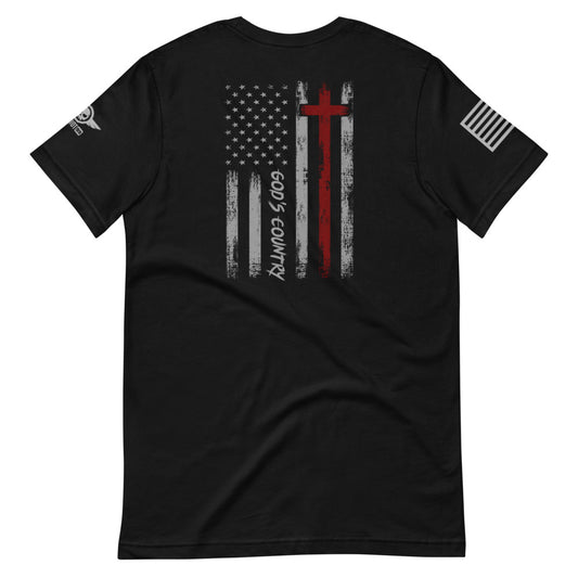 God’s Country Premium T-Shirt - Patriot99 | Premium Decals Dark Grey Heather / M