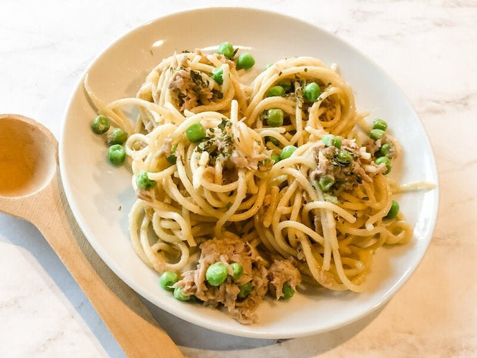 Mediterranean Pasta with Tuna and Peas – Mediterranean Movement