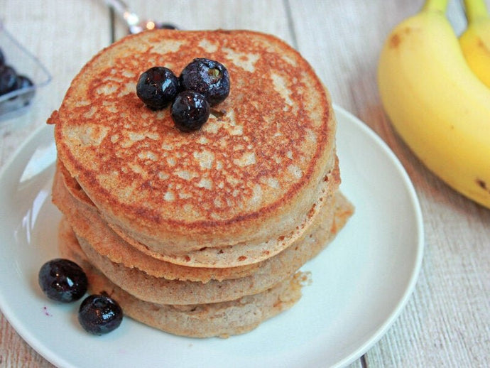 Fluffy Whole Wheat Pancakes without Eggs – Mediterranean Movement