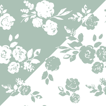 Load image into Gallery viewer, Bebe Au Lait - Vintage Floral/Modern Floral Classic Muslin Snuggle Blanket
