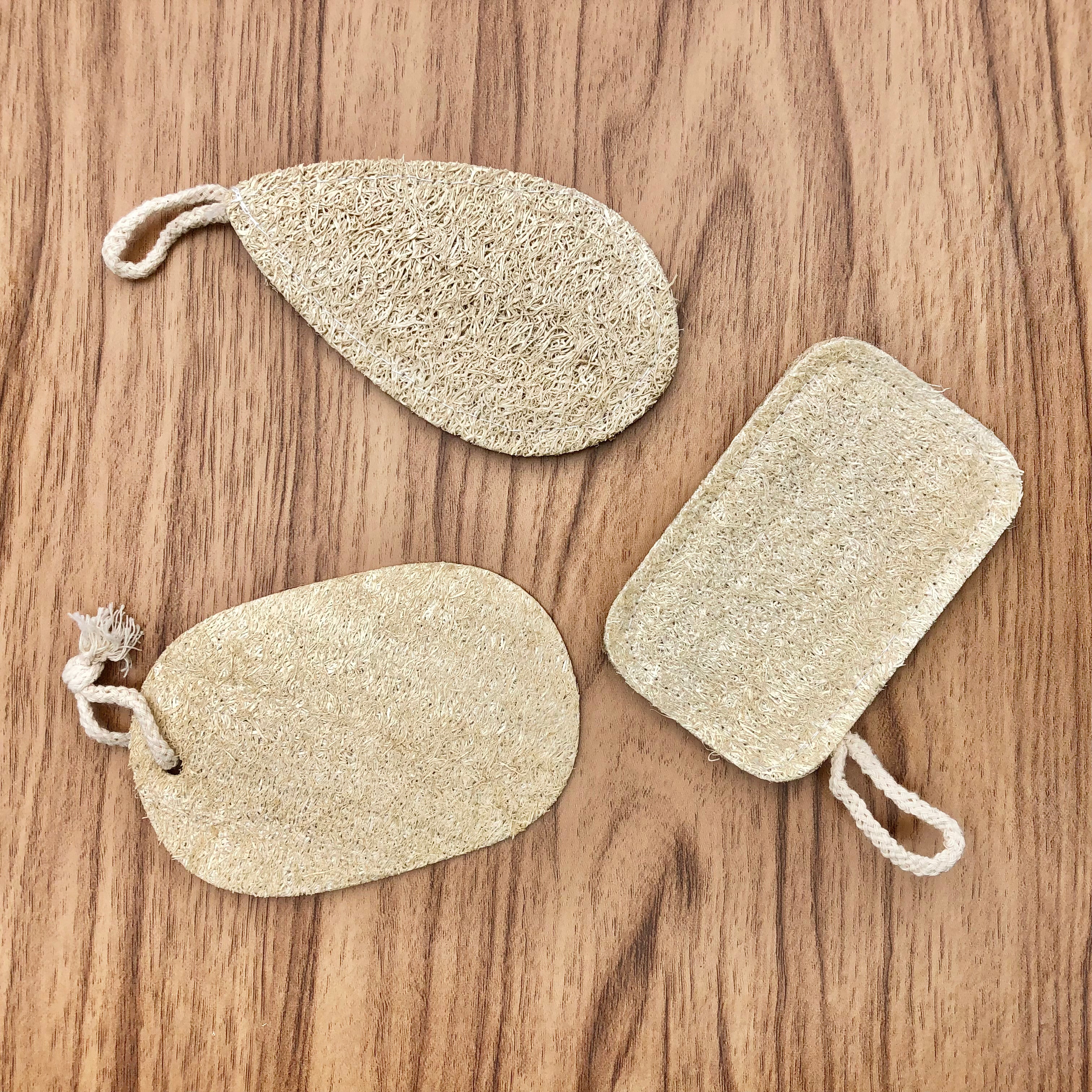 image for Natural Loofah Scrub (Set of 3)