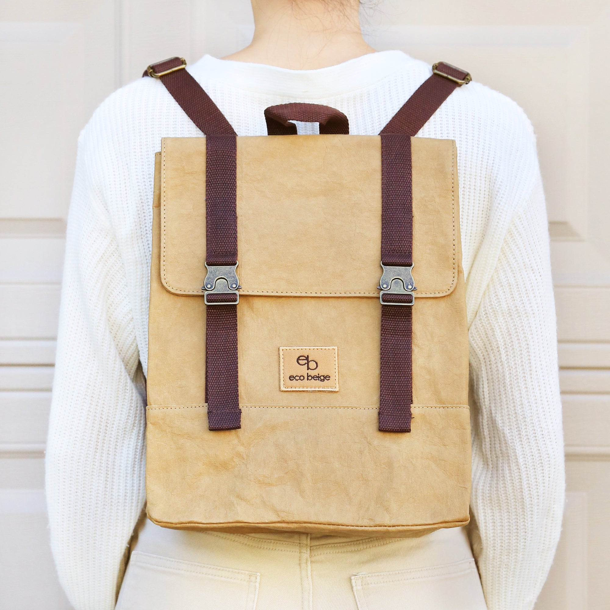 image for Paper Leather Travel Backpack