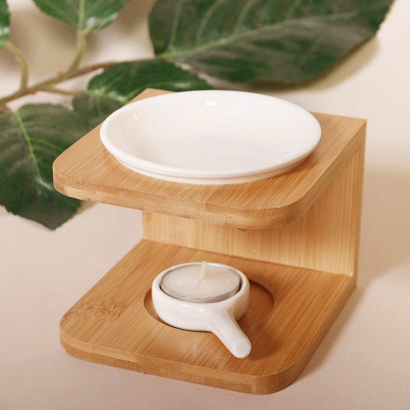 image for Bamboo Wax Warmer Stand